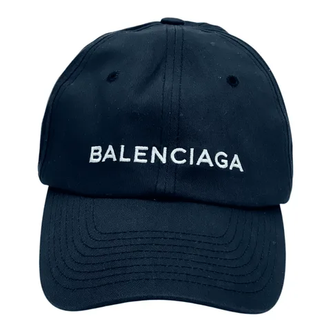 Balenciaga Black White Logo Cap 58 - 1