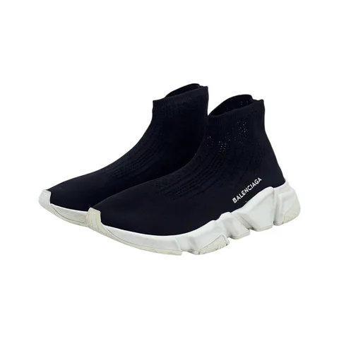 Balenciaga Black White Sock Sneakers 37 - 1
