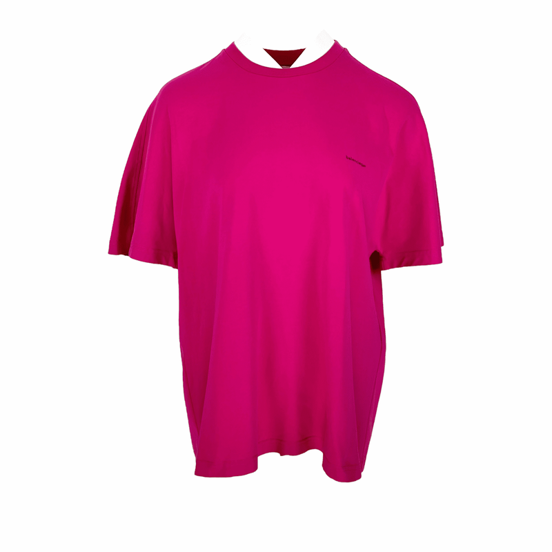 Balenciaga Fuchsia Oversize Tshirt XS - 1