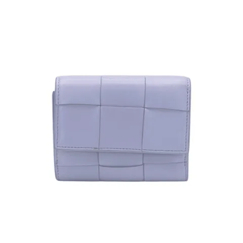 Bottega Veneta Cassette Tri Fold Light Lilac Wallet - 1