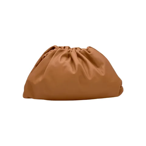 Bottega Veneta Light Brown Leather Pouch - 1