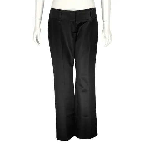 Celine Black Wool Silk Pant FR40 - 1