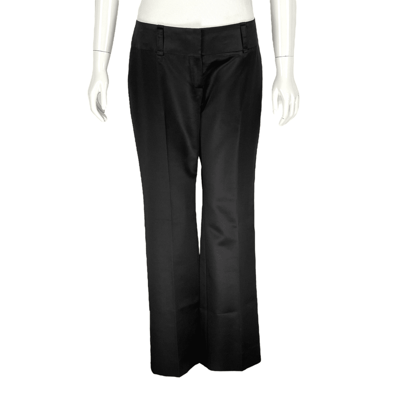 Celine Black Wool Silk Pant FR40 - 1
