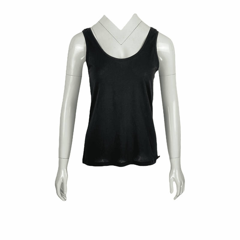 Chanel Black Sleeveless Tshirt 36 - 1