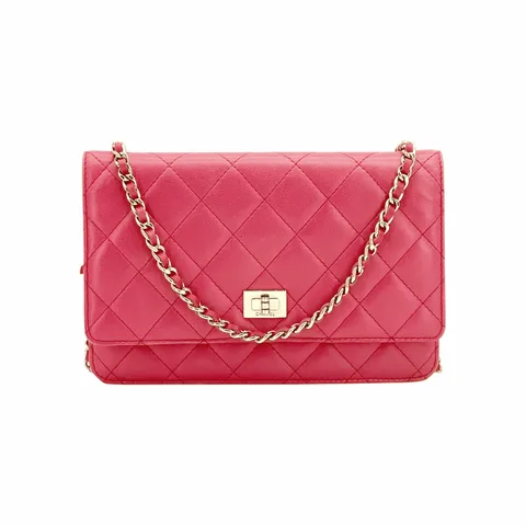 Chanel Coral Lambskin 2.55 Reissue Woc