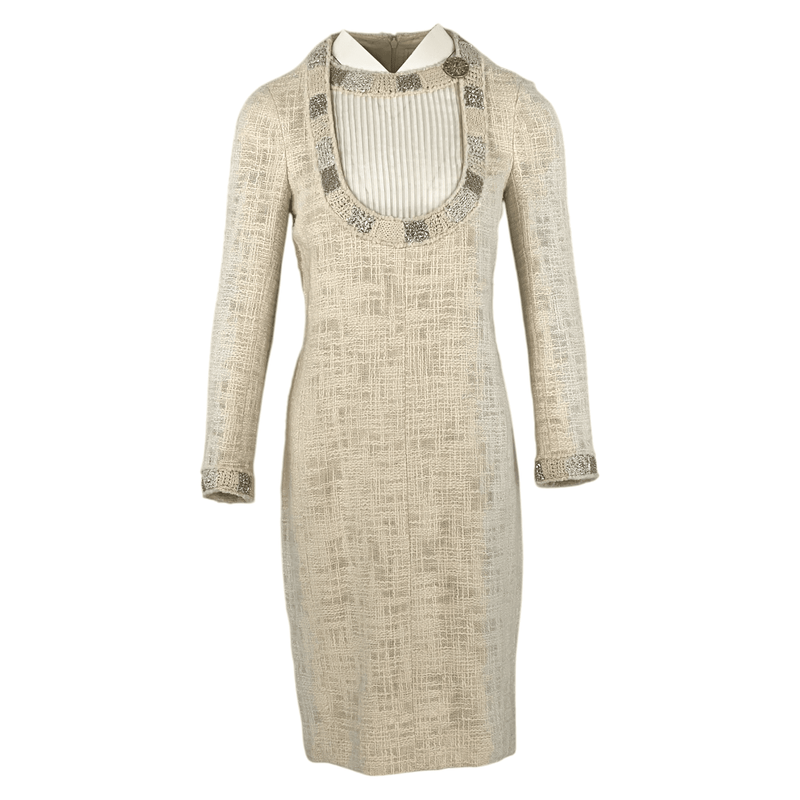 Chanel Paris Bombay Tweed Dress 38 - 1