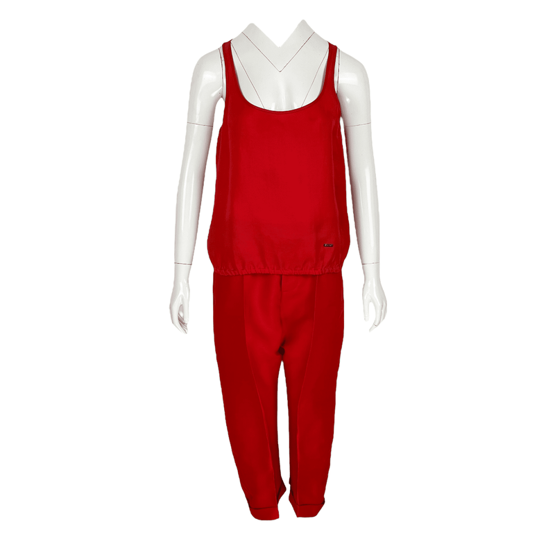 Dsquared2 Red Blouse IT40 Pant IT40 - 1