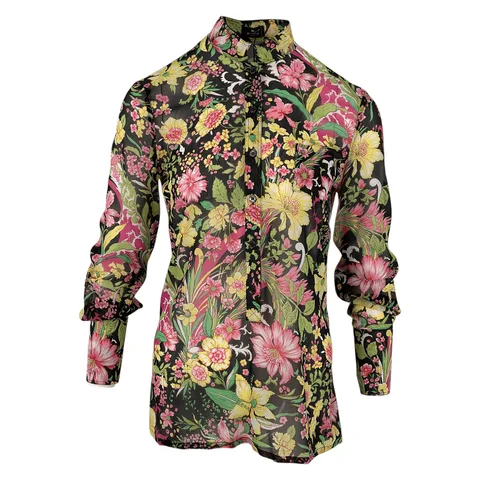 Etro Multicolor Silk Floral Print Shirt IT38 - 1