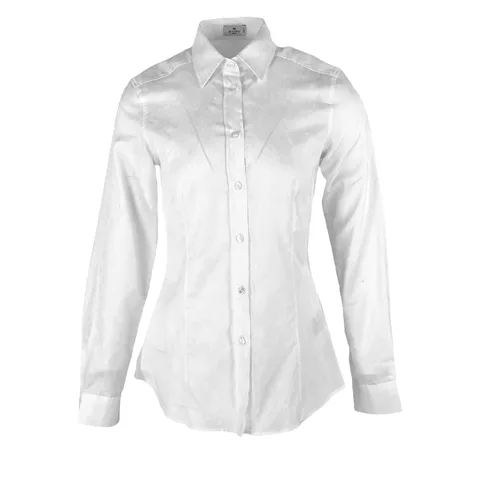 Etro White Embroidered Shirt IT38 - 1