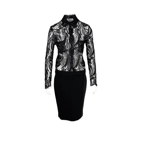 Emilio Pucci Black Lace Dress FR38 - 1