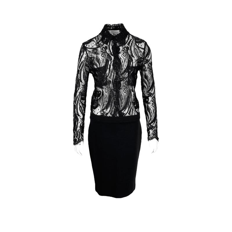 Emilio Pucci Black Lace Dress FR38 - 1