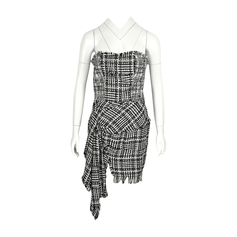 Faith Connexion Black White Mini Dress S - 1