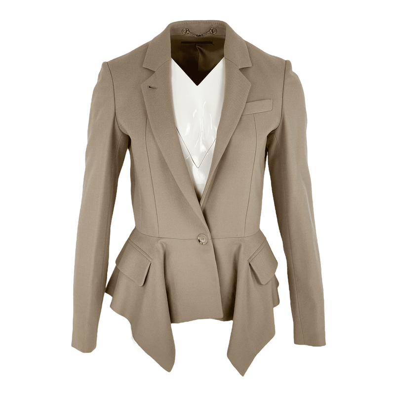 Gucci Wool Camel Jacket IT40 - 1