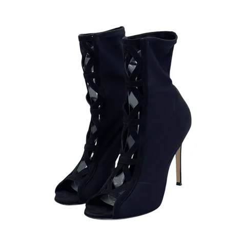 Gianvito Rossi Black Fabric Boots 39 - 1
