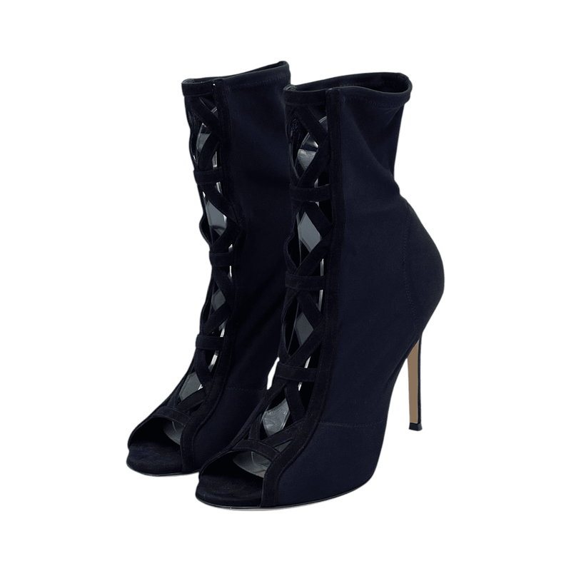 Gianvito Rossi Black Fabric Boots 39 - 1