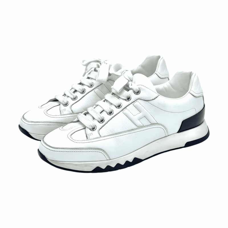 Hermes Trail Icon Style Sneaker Calfskin 36 - 1