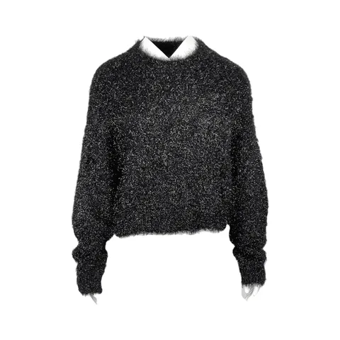 Isabel Marant Black Shiny Jumper 34 - 1
