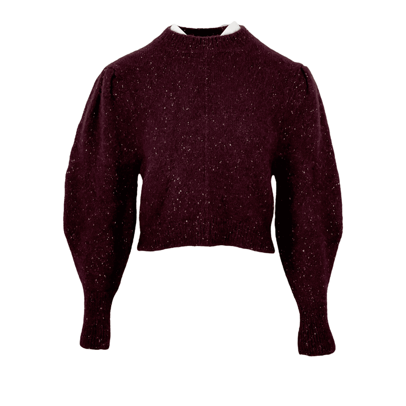 Isabel Marant Burgundy Alpaga Sweater 36 - 1