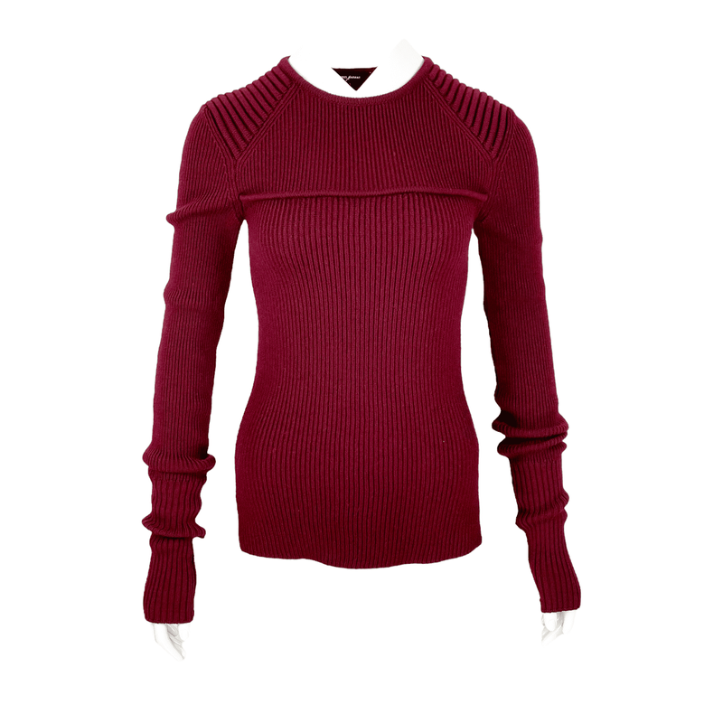 Isabel Marant Burgundy Wool Knitwear 38 - 1