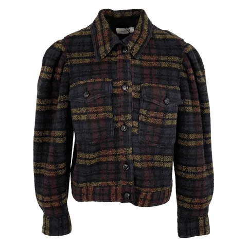 Isabel Marant Etoile Multicolor Leiko Checked Jacket 38 - 1
