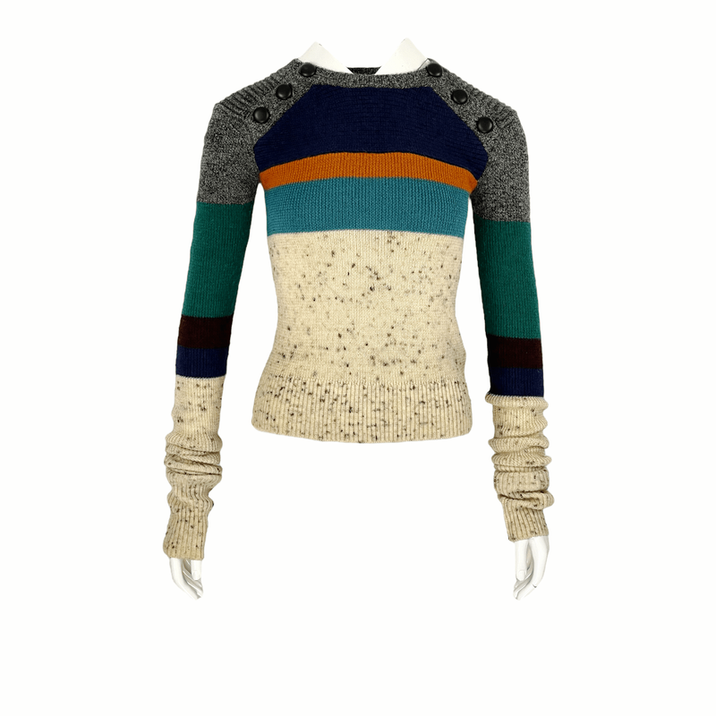 Isabel Marant Etoile Multicolor Wool Sweater 34 - 1