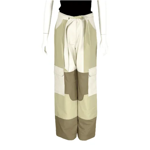 Jonathan Simkhai Beige Grey Cargo Pants 4 - 1