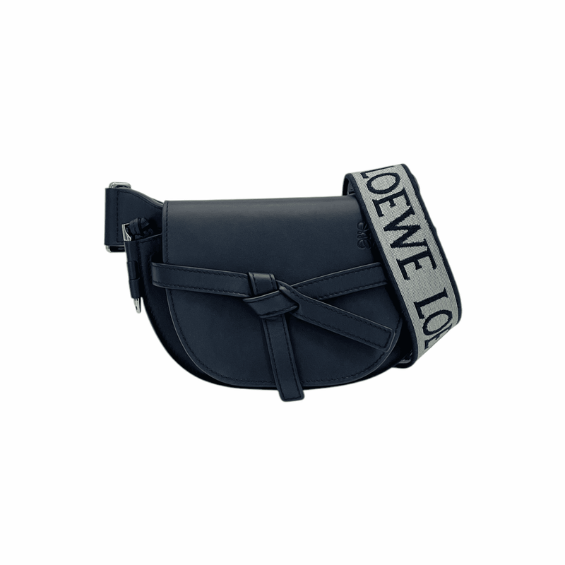 Loewe Black Leather Gate Mini Shoulder Bag - 1