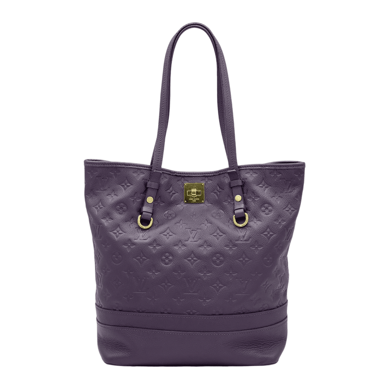 Louis Vuitton Purple Monogram Empreinte Citadine PM Bag - 1