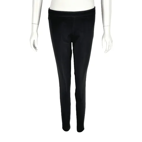 Prada Black Acetat Nylon Ankle Zip Pant IT40 - 1