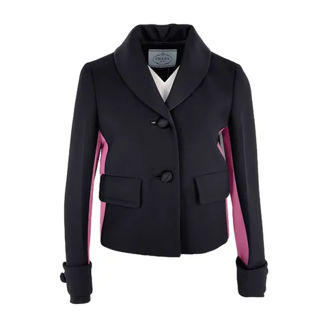 Prada Black Pink Jacket IT40