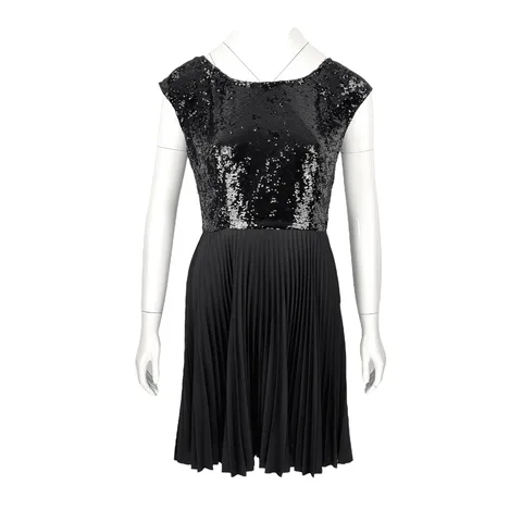 Prada Black Sequin Long Dress IT42 - 1