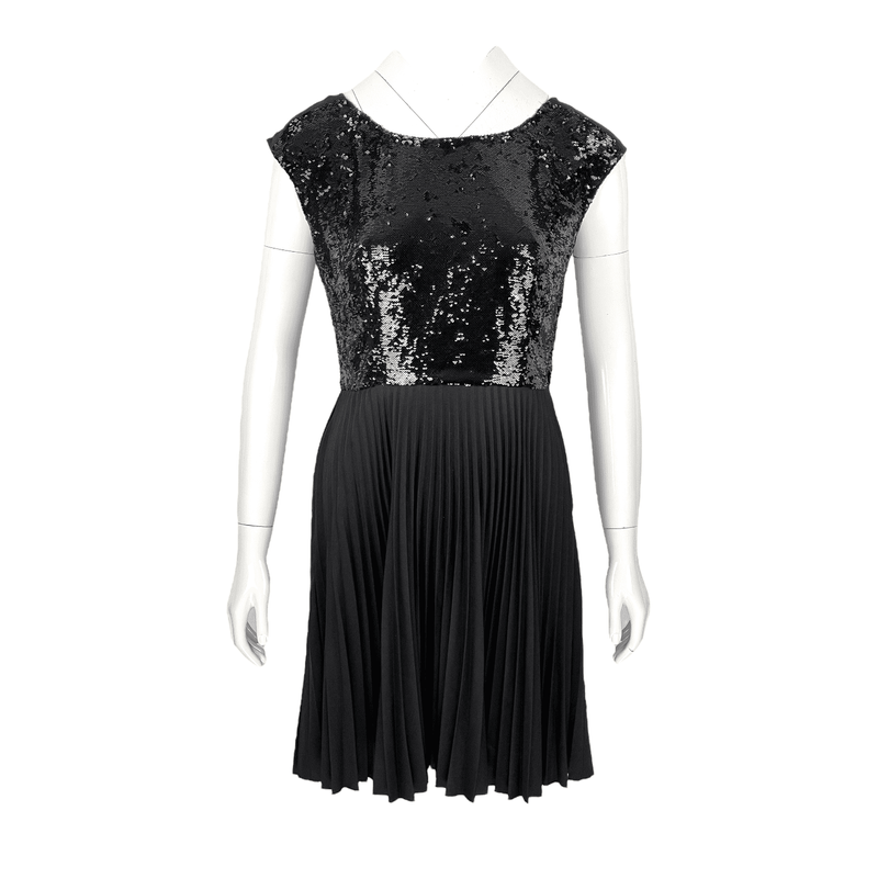 Prada Black Sequin Long Dress IT42 - 1