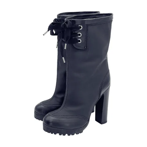 Red Valentino Black Leather Boots 39.5 - 1
