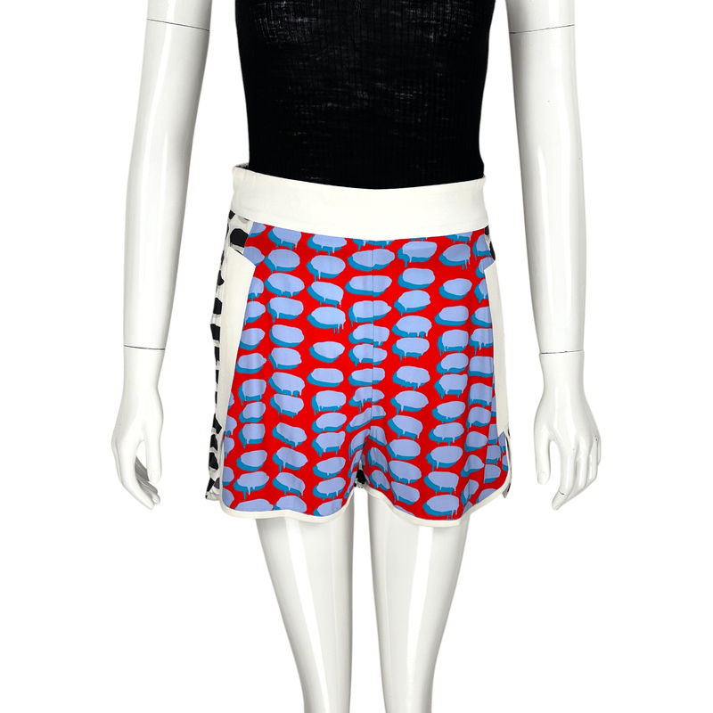 Stella McCartney Multicolor Speech Ballon Printed Shorts 36 - 1