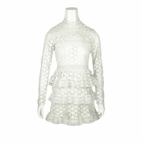 Self Portrait White Star Embellished Dress 2 - 1