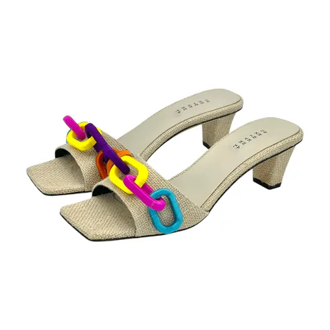 Serena Uziyel Catena Natural Rainbow Mules 40 - 1