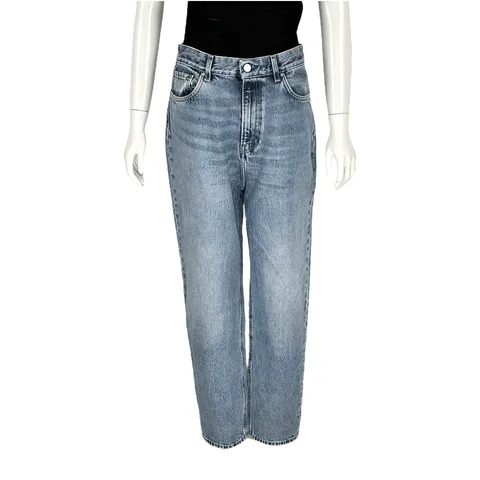 Toteme Tapered Leg Blue Denim Pant 28 32 - 1