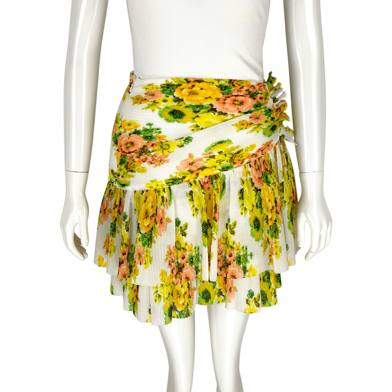 Zimmermann Citrus Stamp Golden Surfer Skirt 0 - 1