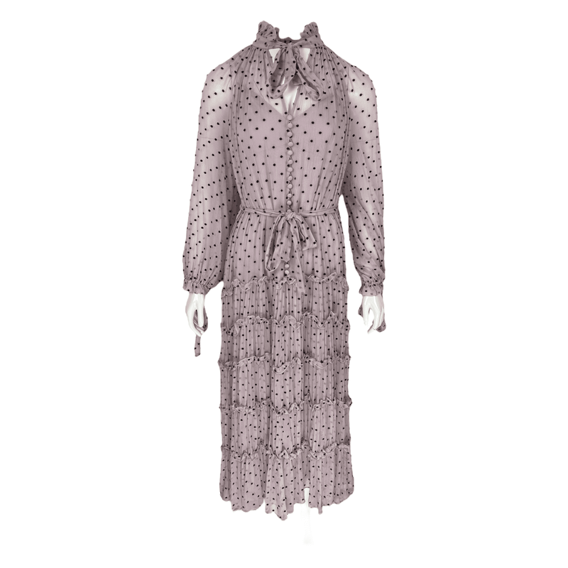 Zimmermann Ninety Six Neck Tie Dress 1 - 1