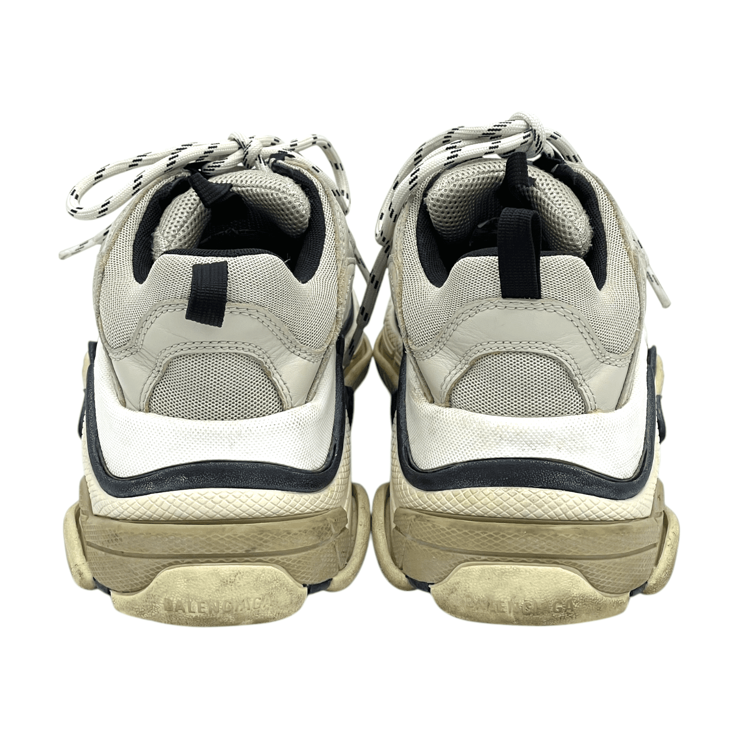Balenciaga Grey Navy Blue Triple S Sneakers 39 (Pre‑Owned)