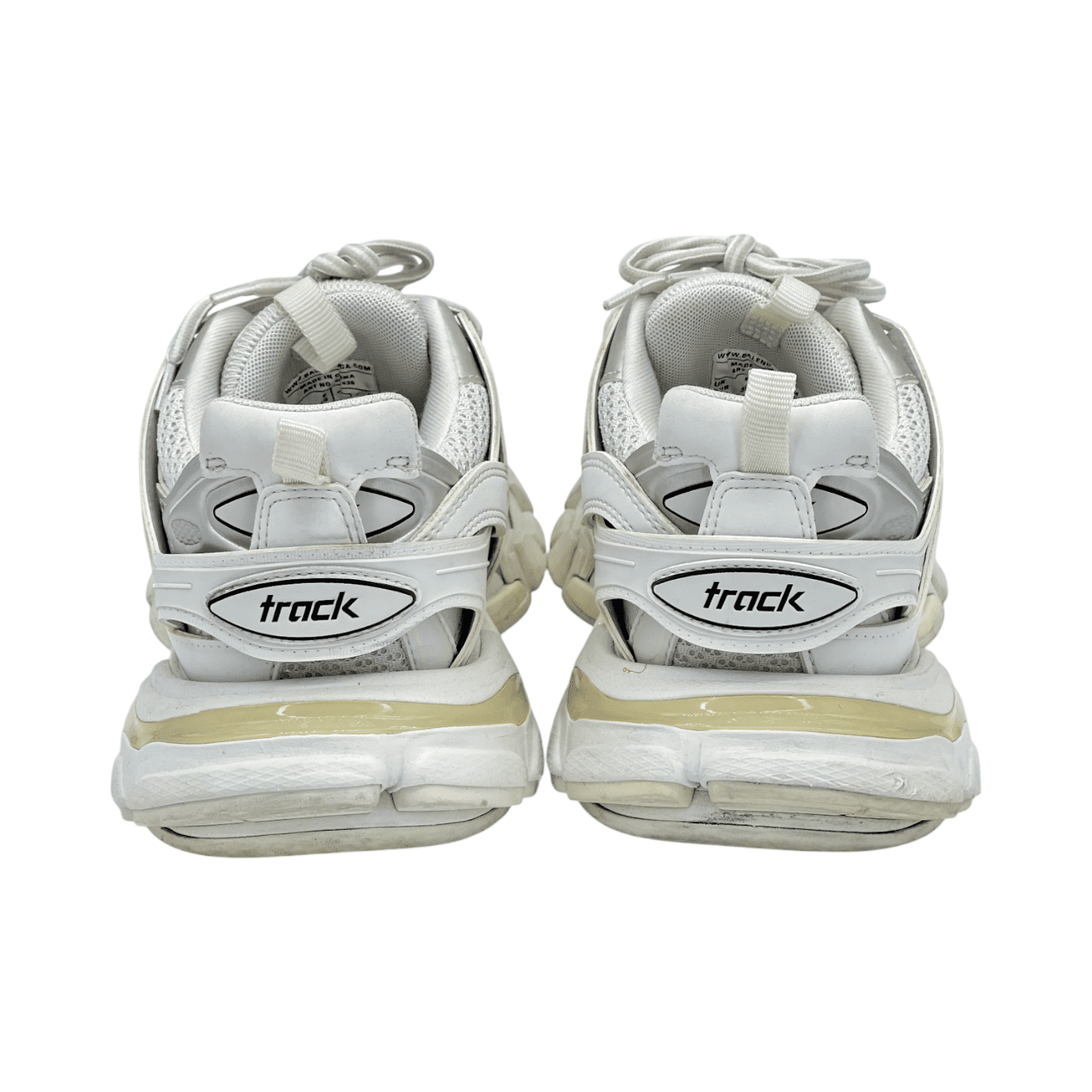 Balenciaga White Track Sneakers 39 (Pre‑Owned)