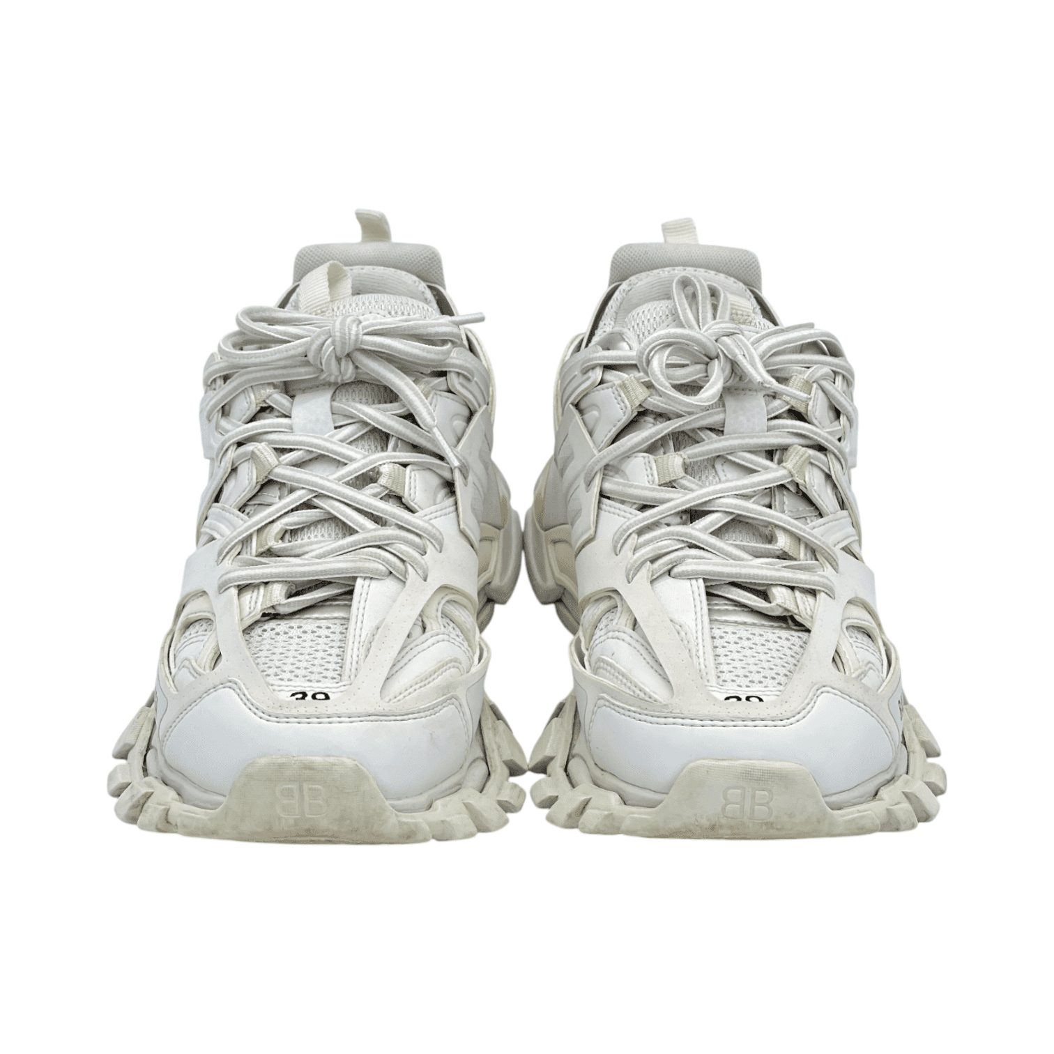 Balenciaga White Track Sneakers 39 (Pre‑Owned)