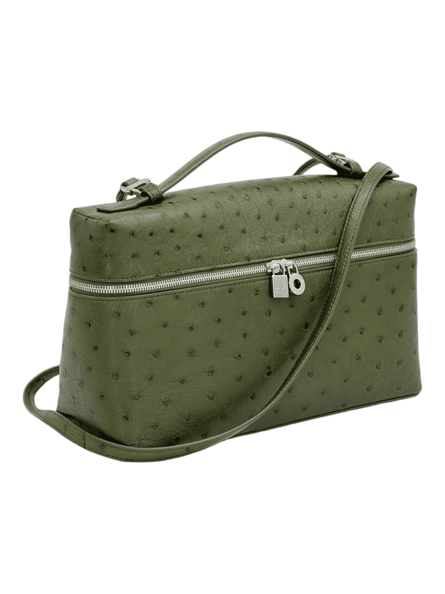 亀井様用 Loro Piana 2枚セット Loro Piana Khaki Ostrich Leather Extra Pocket